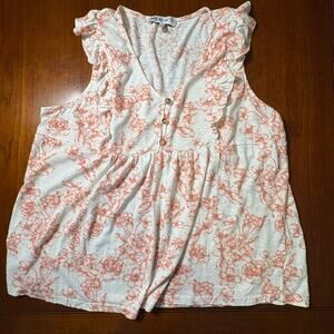 Meri Skye Sleeveless Top Size 1X